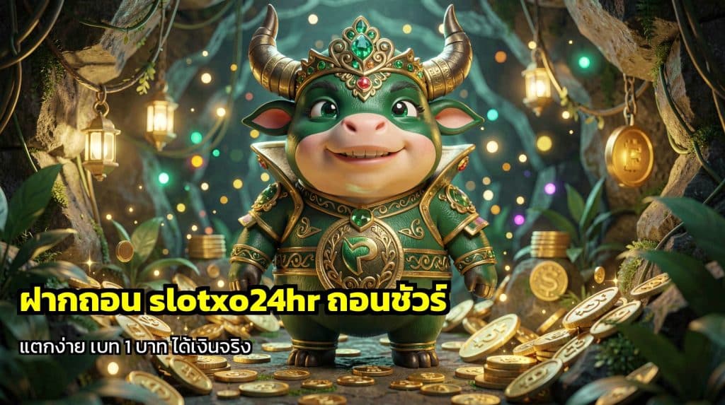 ฝากถอน slotxo24hr ถอนชัวร์