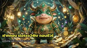 ฝากถอน slotxo24hr ถอนชัวร์